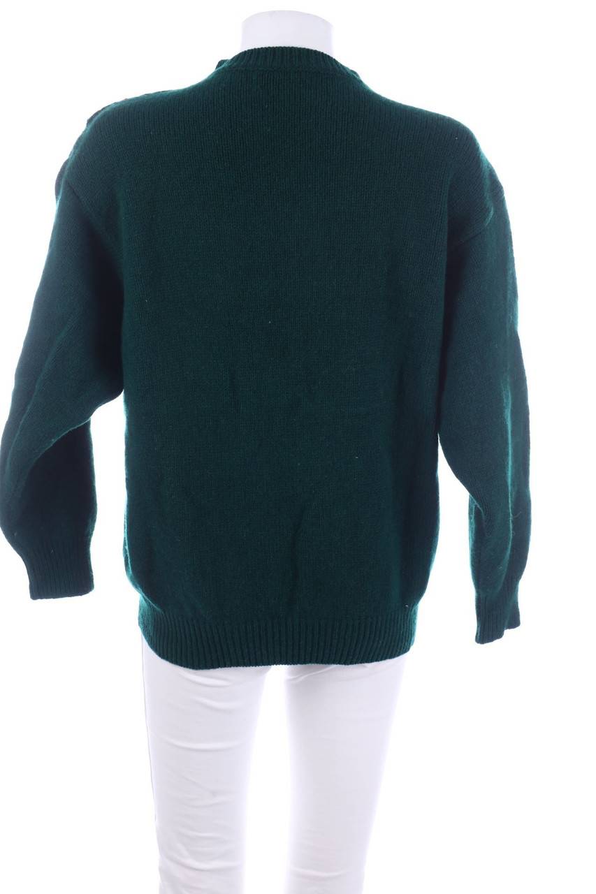 Carou UNITED COLORS OF BENETTON Vintage-Strick-Pullover Aus Reiner Schurwolle
