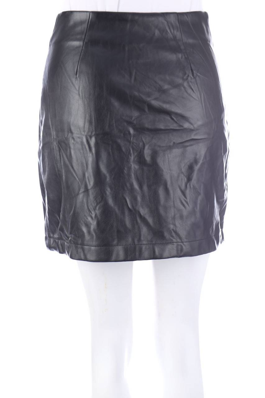 Carou URBAN CLASSICS Faux Leather-Mini-Rock Mit Reißverschluss
