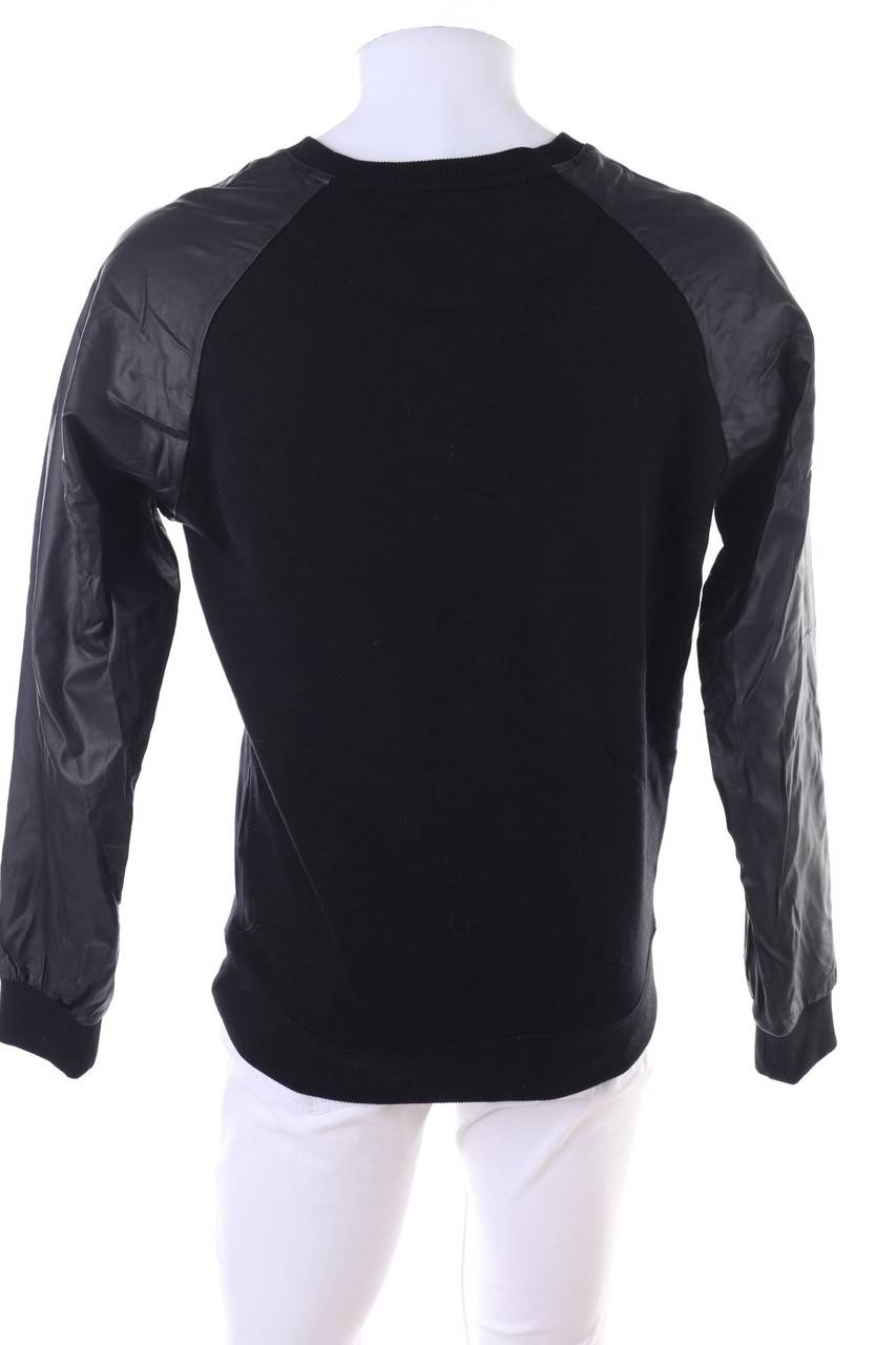 Carou URBAN CLASSICS Sweatshirt Mit Kunstleder-Details