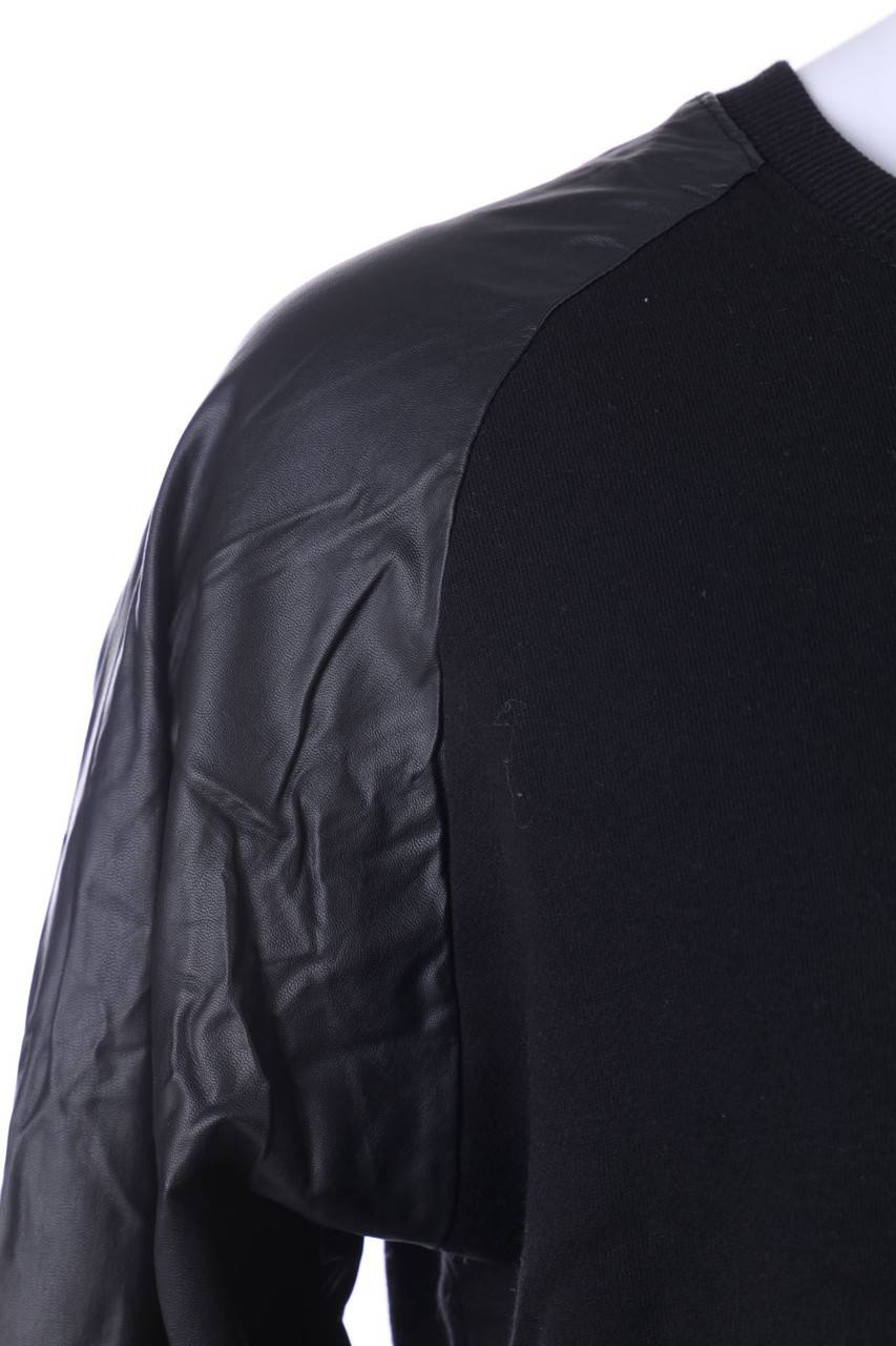 Carou URBAN CLASSICS Sweatshirt Mit Kunstleder-Details