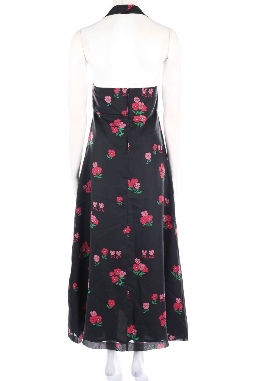 Carou Vera Mont Vintage-Maxi-Abendkleid Mit Blumen-Print