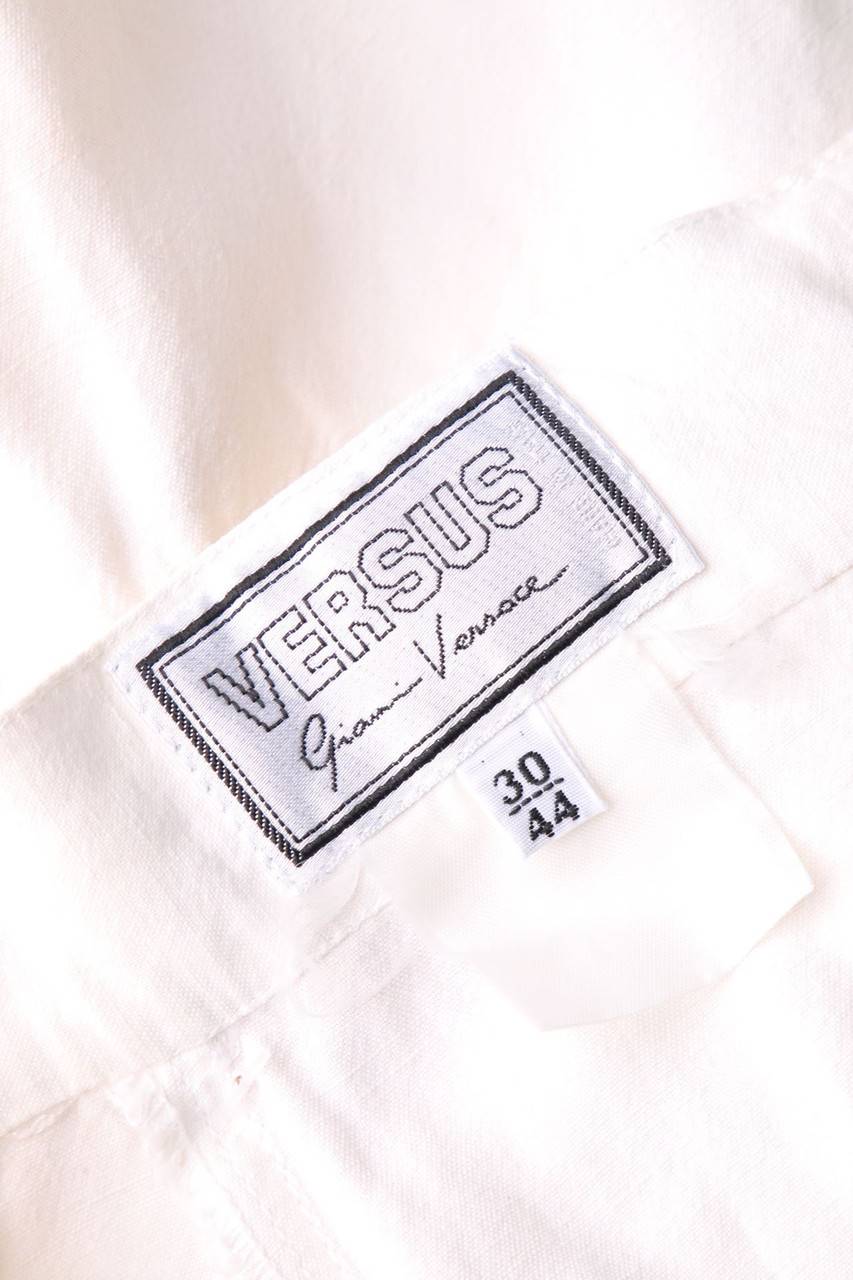 Carou VERSUS Gianni Versace Vintage-Hose Mit Schmuck-Knöpfen