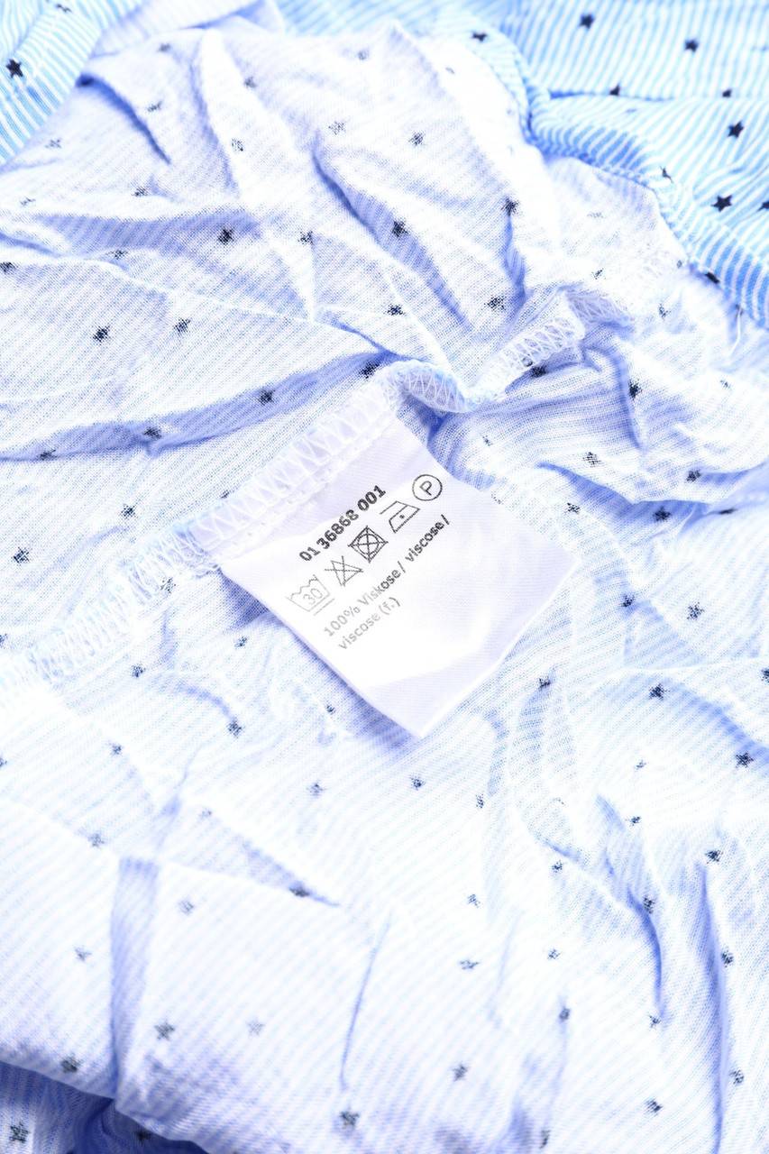 Carou VIA CORTESA Print-Bluse Mit 3/4-Ärmel Zum Knoten