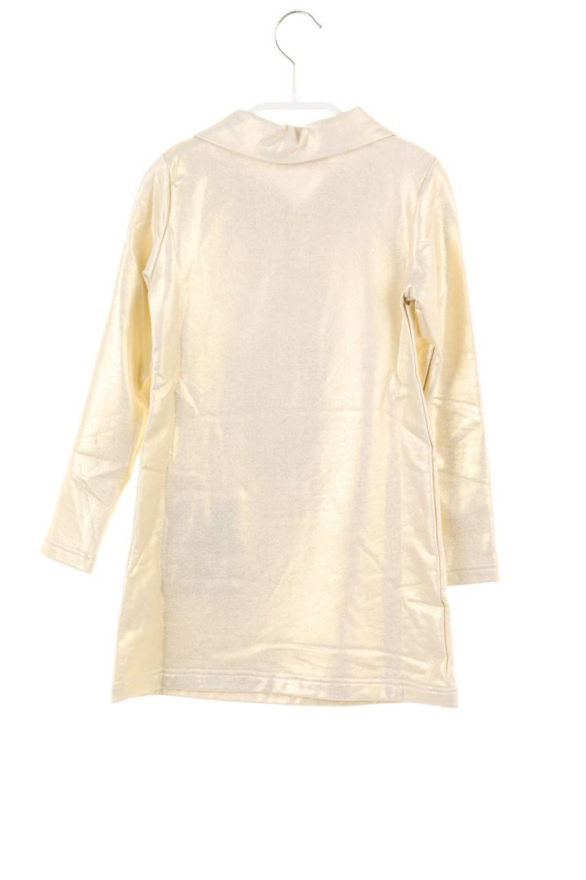 Carou VIA DELLE PERLE Metallic-Kleid Mit Strass-Steinen