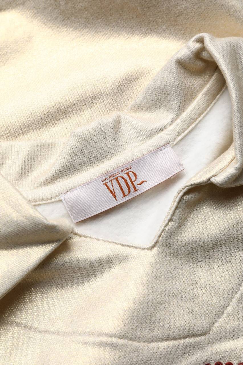 Carou VIA DELLE PERLE Metallic-Kleid Mit Strass-Steinen