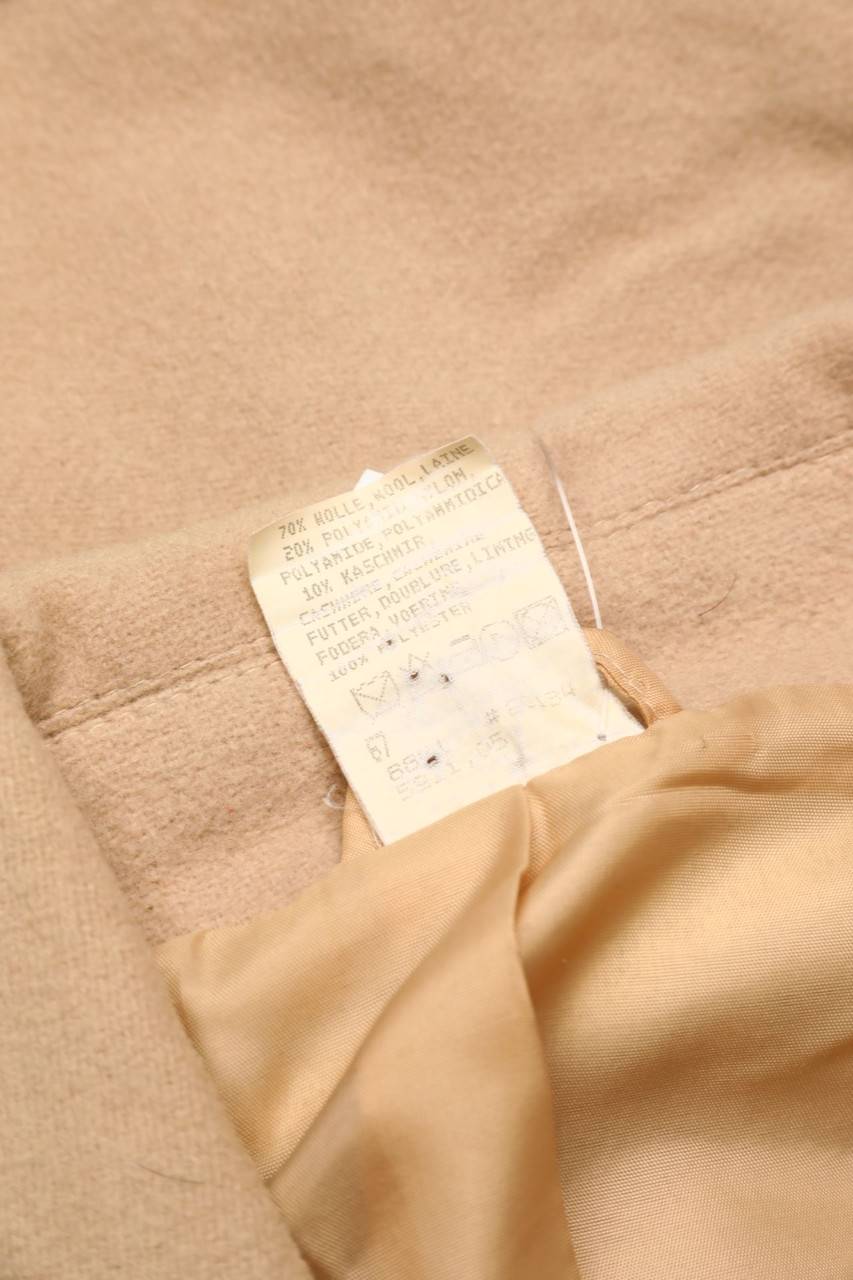 Carou VINTAGE Blazer-Mantel Aus Woll-Mix Mit Kaschmir