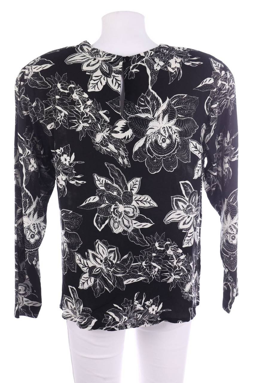 Carou VINTAGE Bluse Aus Viskose Mit Floralem Muster