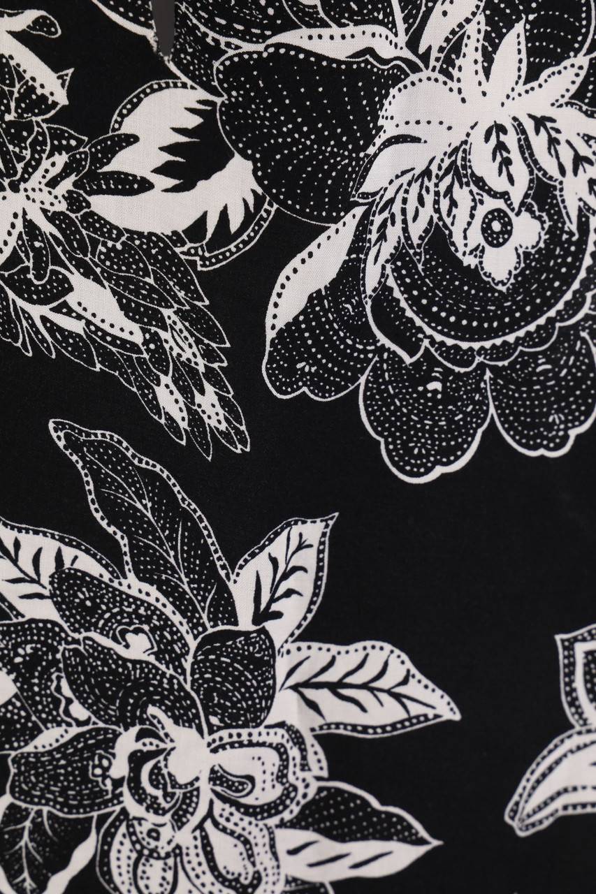 Carou VINTAGE Bluse Aus Viskose Mit Floralem Muster