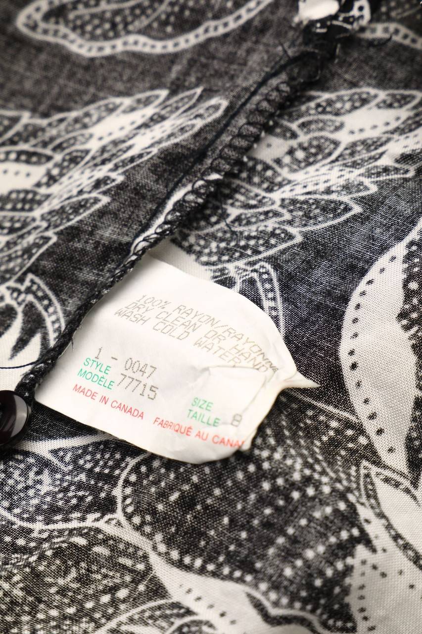 Carou VINTAGE Bluse Aus Viskose Mit Floralem Muster