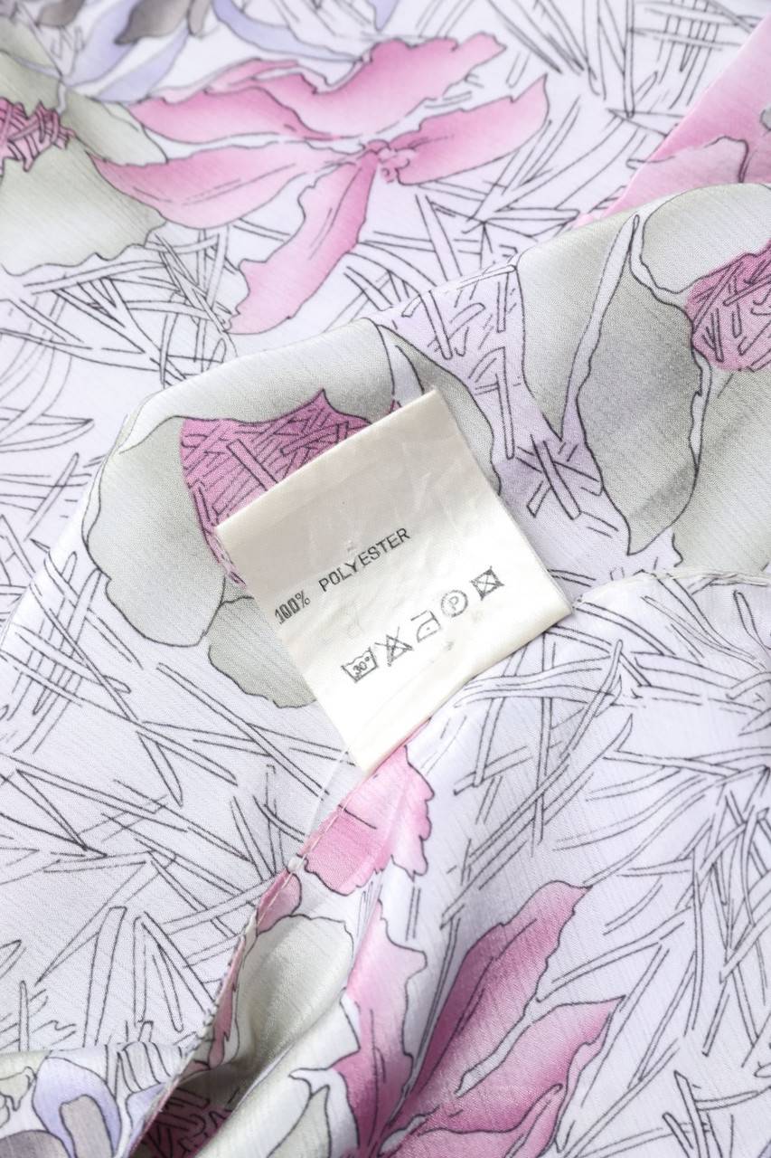 Carou VINTAGE Bluse Mit 3/4-Ärmel Mit Floralem Muster