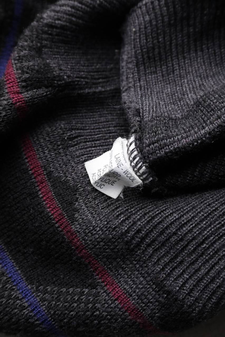 Carou VINTAGE Cardigan Aus Woll-Mix Mit Geometrischem Muster