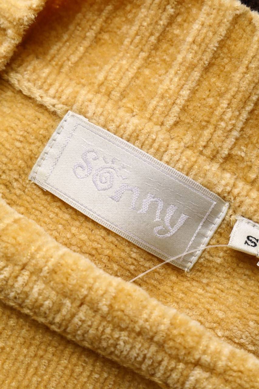 Carou VINTAGE Chenille-Strick-Pullover Mit Streifen
