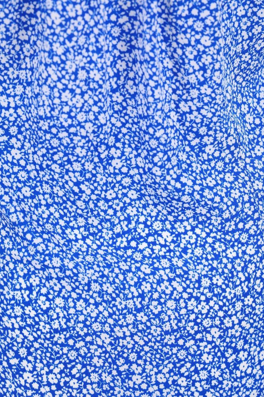 Carou VINTAGE DRESSING Vokuhila-Maxi-Kleid Mit Volants