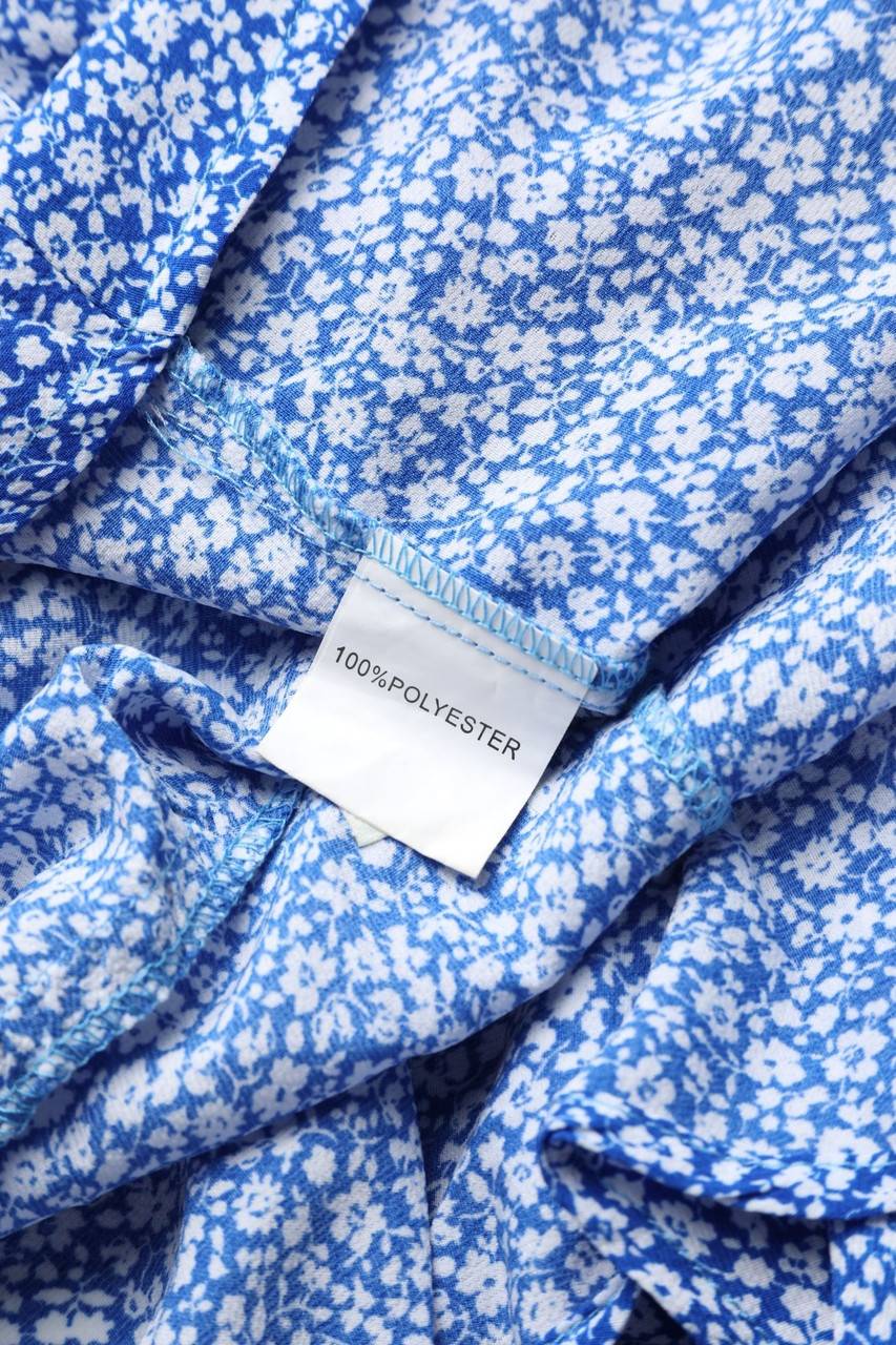 Carou VINTAGE DRESSING Vokuhila-Maxi-Kleid Mit Volants