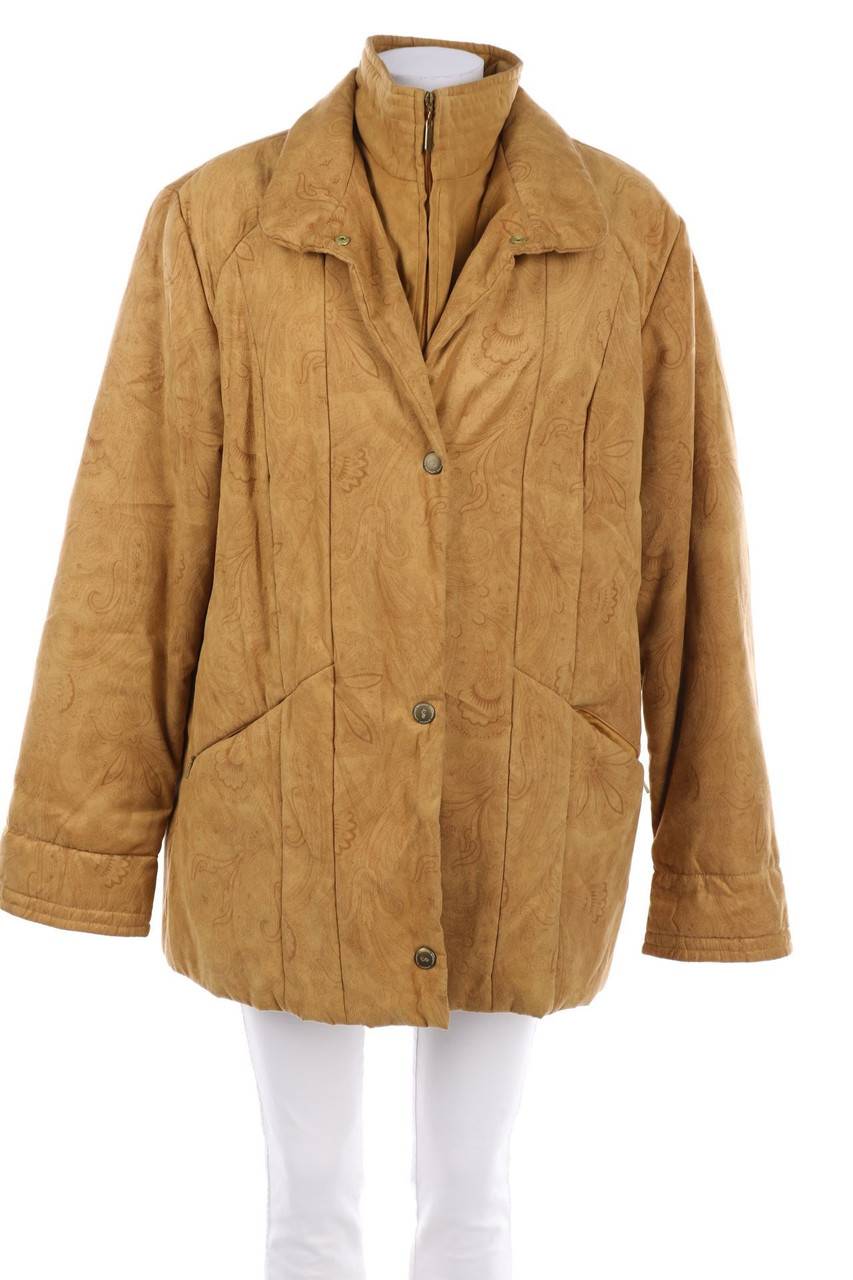 Carou VINTAGE Jacke im Layer Look mit floralem Muster