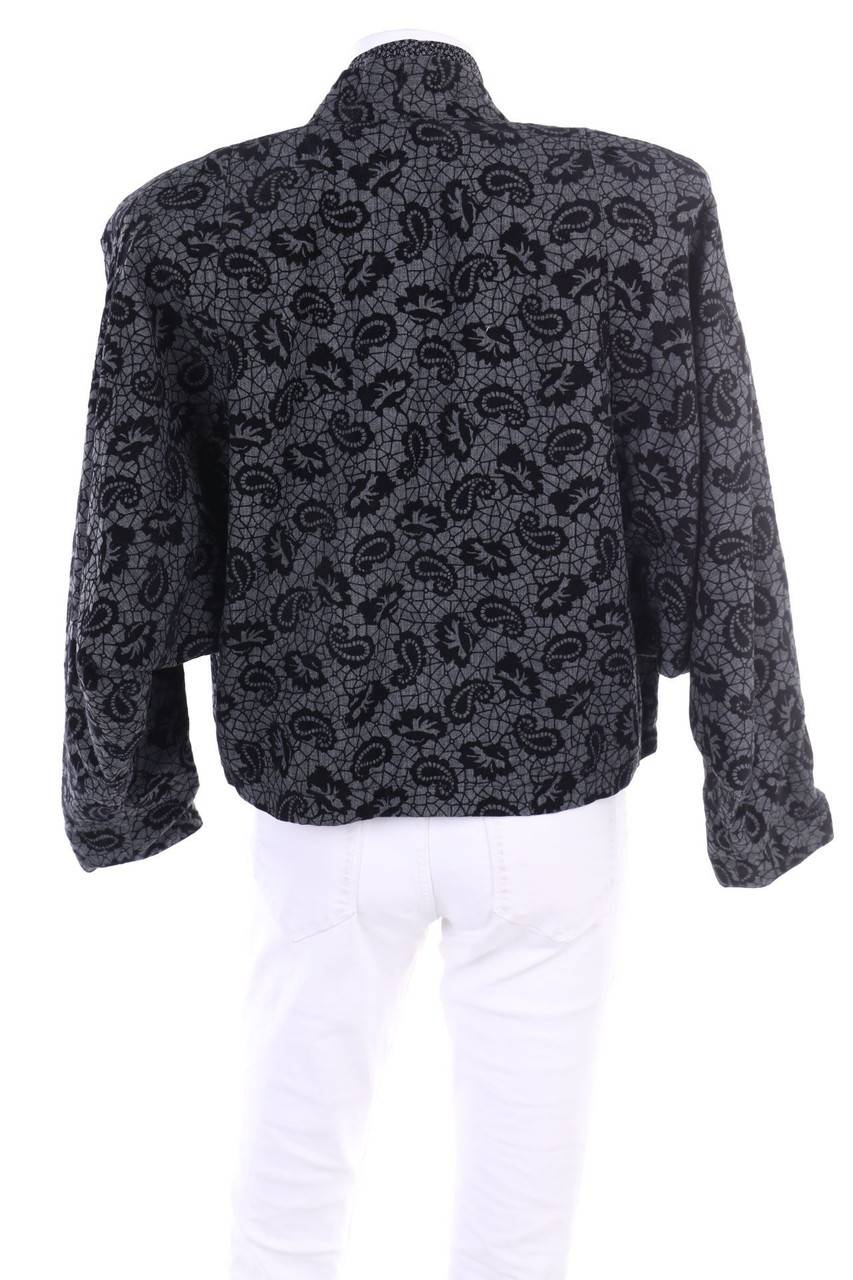 Carou VINTAGE Jacke Mit Batwing-Ärmeln Mit Paisley-Print
