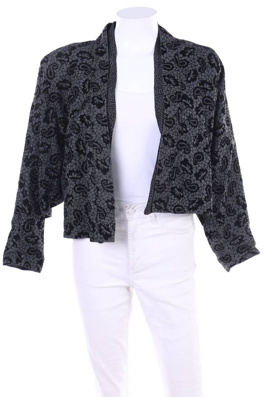 Carou VINTAGE Jacke mit Batwing-Ärmeln mit Paisley-Print