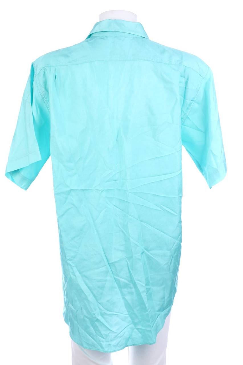 Carou VINTAGE Kurzarm-Bluse Mit Aufgesetzten Taschen