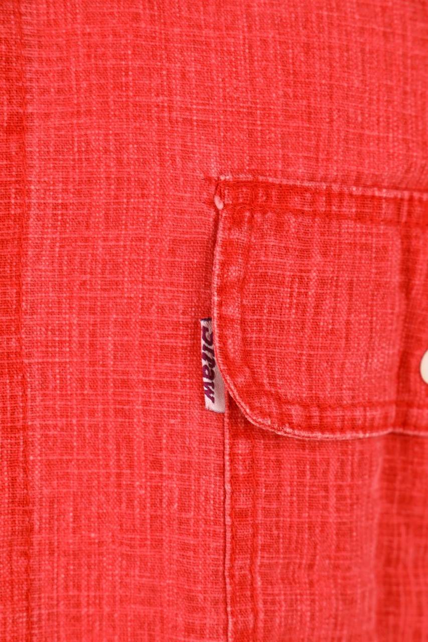 Carou VINTAGE Kurzarm-Hemd Aus Baumwolle Mit Aufgesetzten Taschen