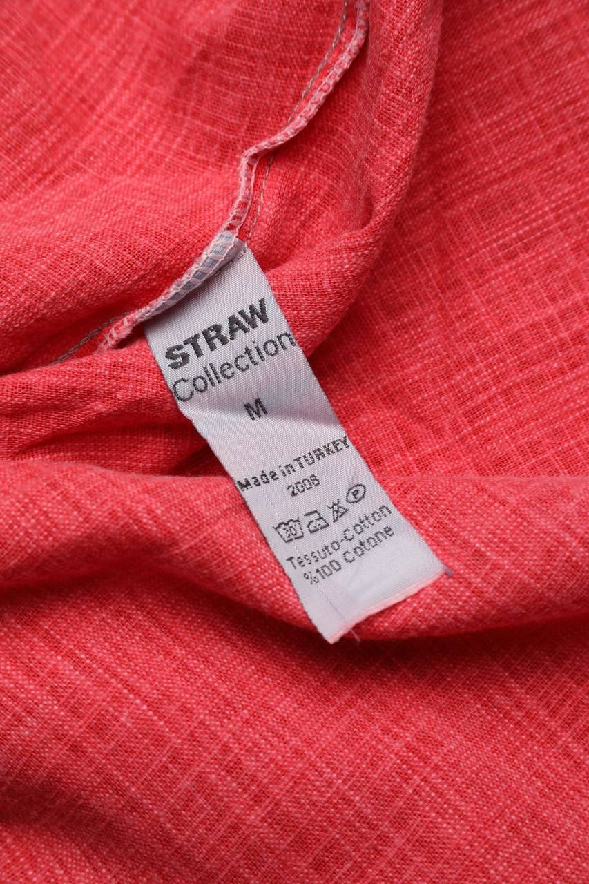 Carou VINTAGE Kurzarm-Hemd Aus Baumwolle Mit Aufgesetzten Taschen