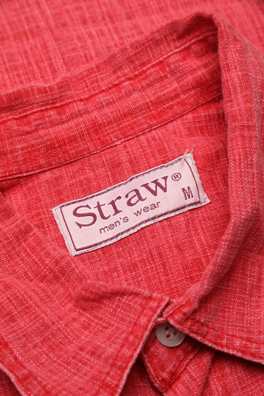 Carou VINTAGE Kurzarm-Hemd Aus Baumwolle Mit Aufgesetzten Taschen