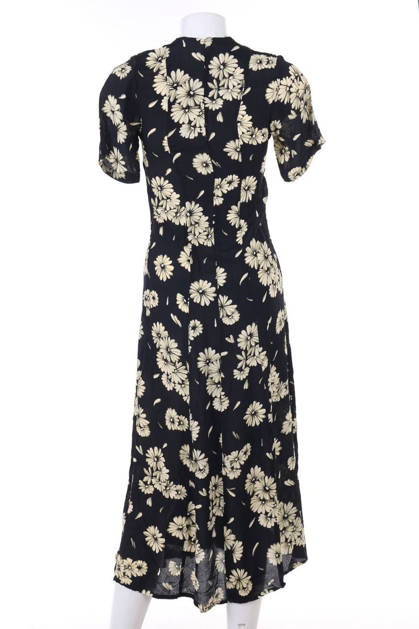 Carou VINTAGE Midikleid Im Layer Look Mit Blumen-Print