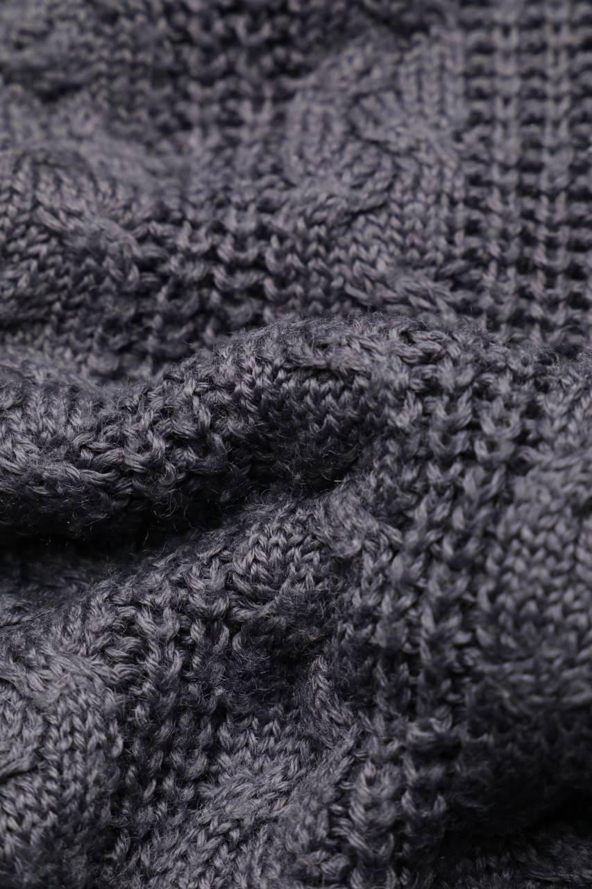 Carou VINTAGE Pullover Aus Woll-Mix Mit Zopf-Muster