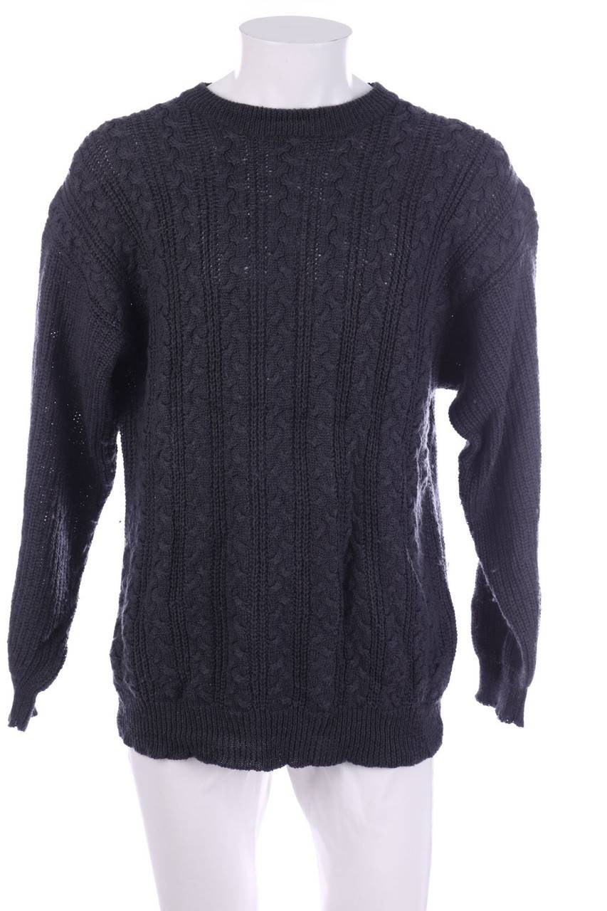 Carou VINTAGE Pullover aus Woll-Mix mit Zopf-Muster