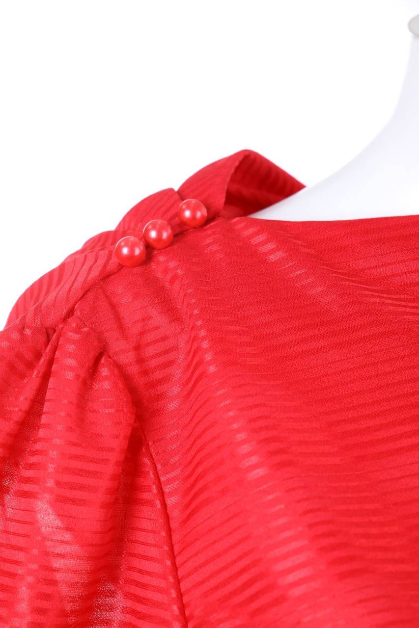 Carou VINTAGE Shift-Kleid Mit Wasserfall-Ausschnitt