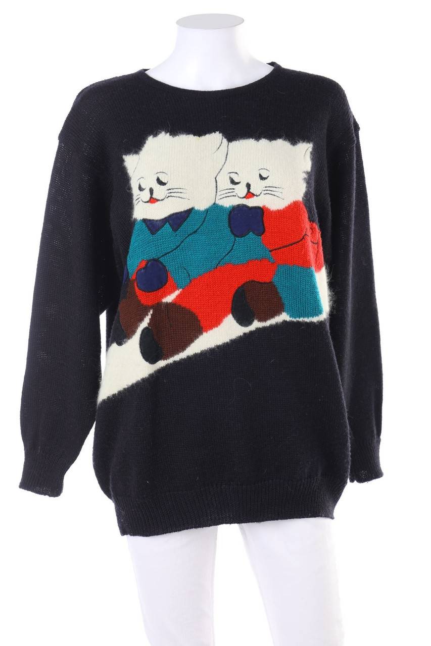 Carou VINTAGE Strick-Pullover aus Woll-Mix mit Angora