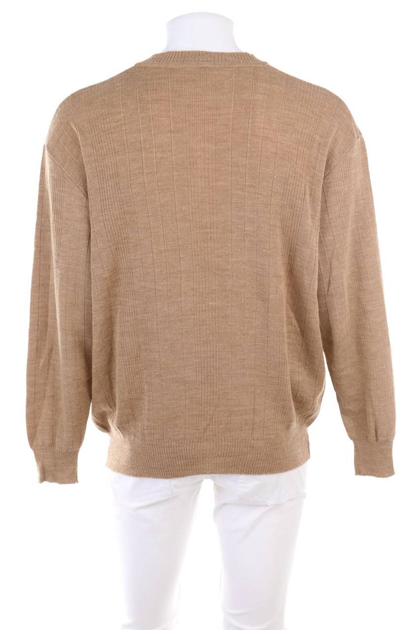 Carou VINTAGE V-Neck-Pullover Mit Aufgesetzten Taschen