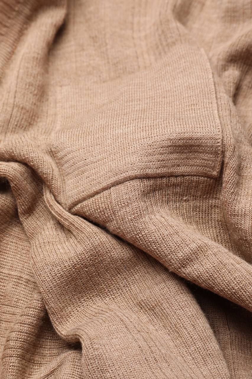 Carou VINTAGE V-Neck-Pullover Mit Aufgesetzten Taschen