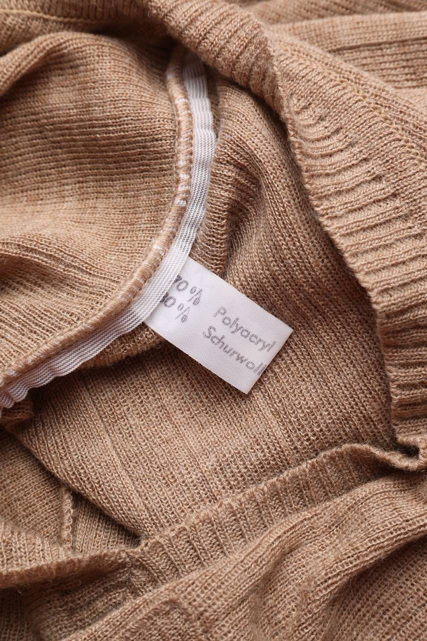 Carou VINTAGE V-Neck-Pullover Mit Aufgesetzten Taschen