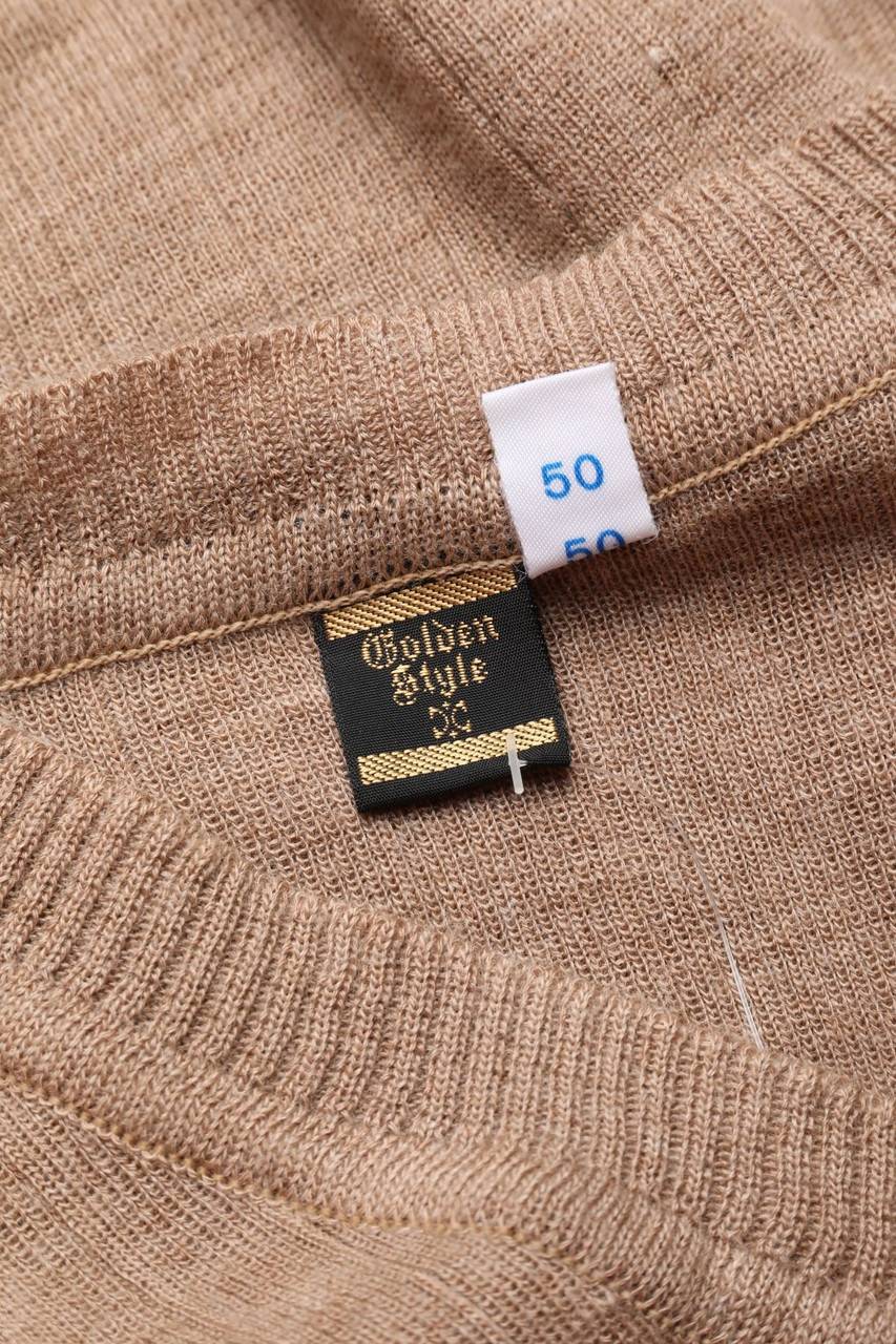Carou VINTAGE V-Neck-Pullover Mit Aufgesetzten Taschen