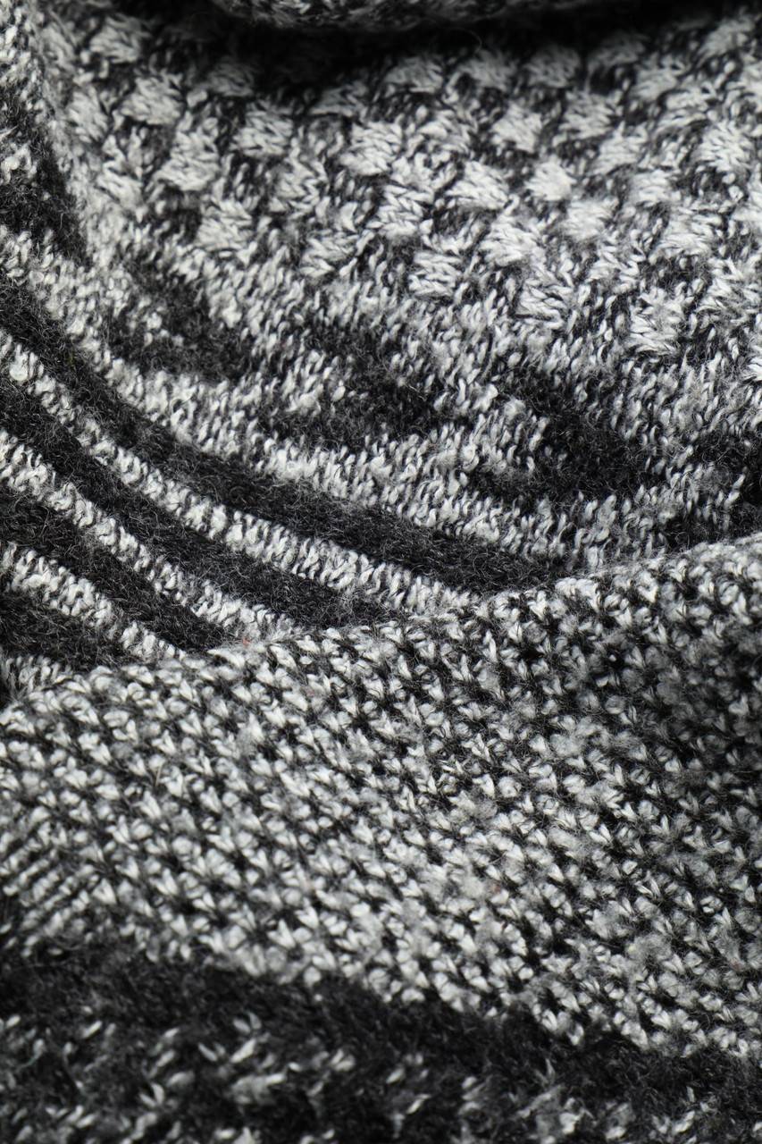 Carou VINTAGE V-Neck-Pullover Mit Geometrischem Muster