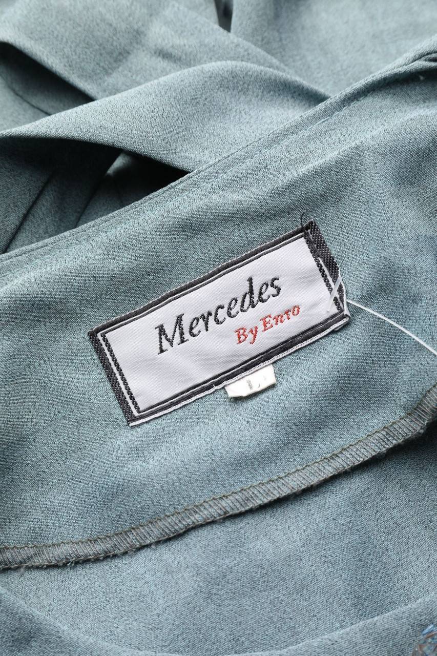 Carou VINTAGE Vintage-50s-Kleid Mit Stickereien Zum Knoten