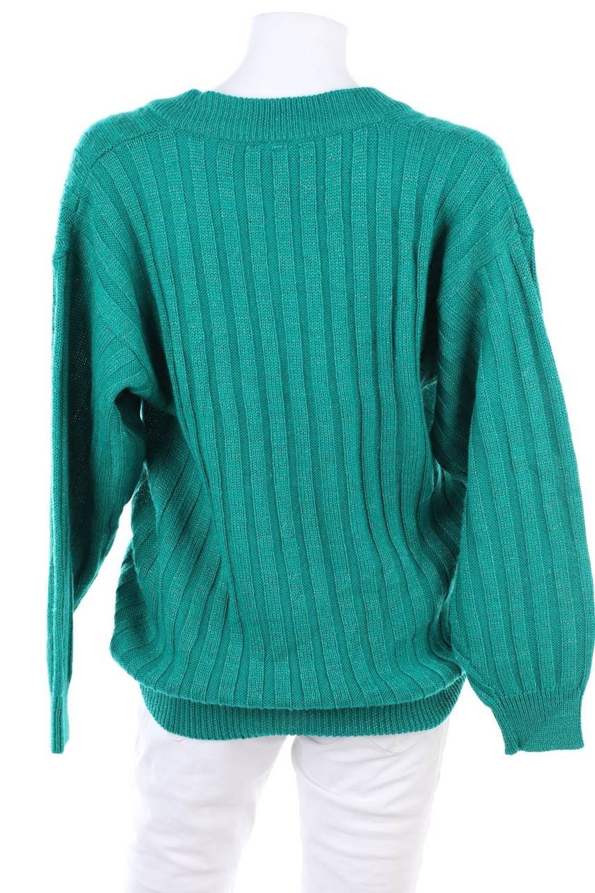 Carou VINTAGE Vintage-Strick-Pullover Aus Woll-Mix Mit Glitzer