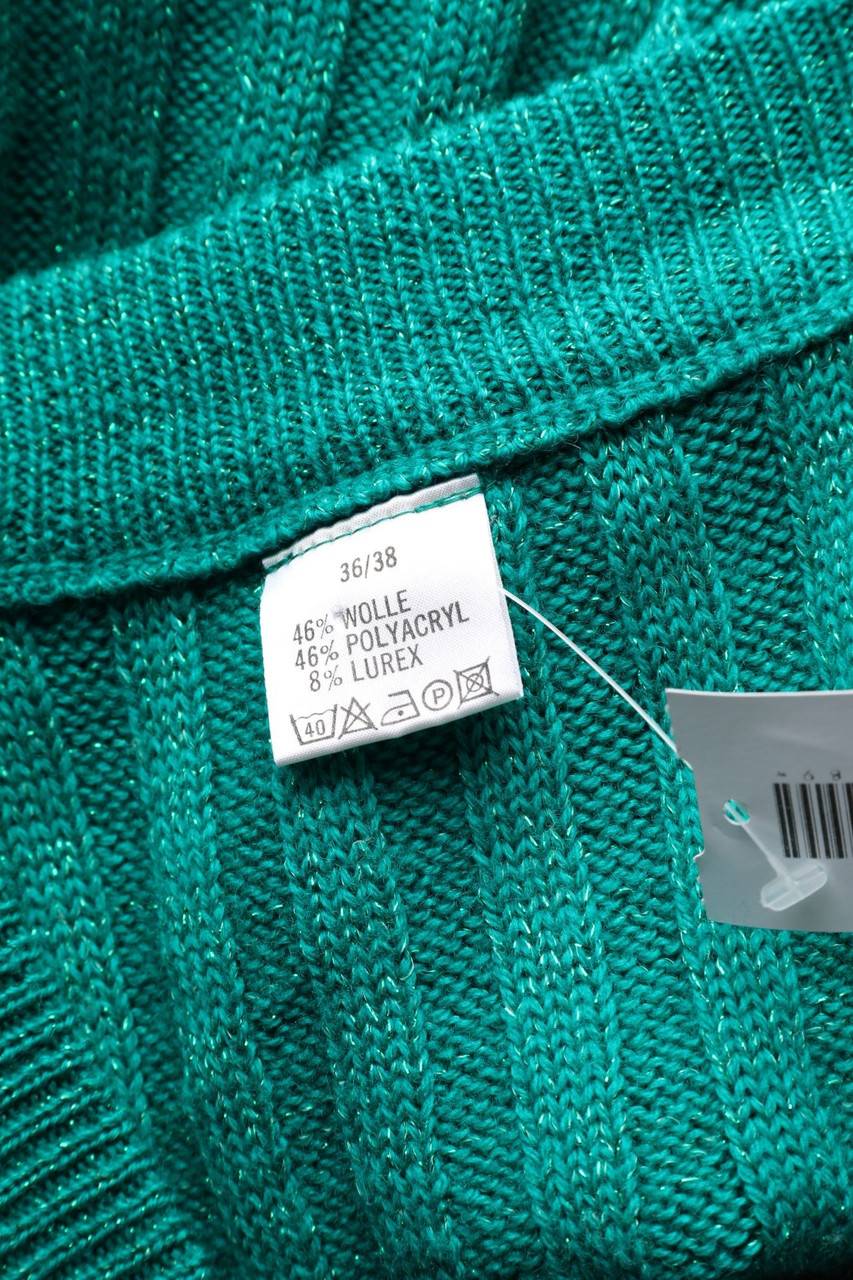 Carou VINTAGE Vintage-Strick-Pullover Aus Woll-Mix Mit Glitzer