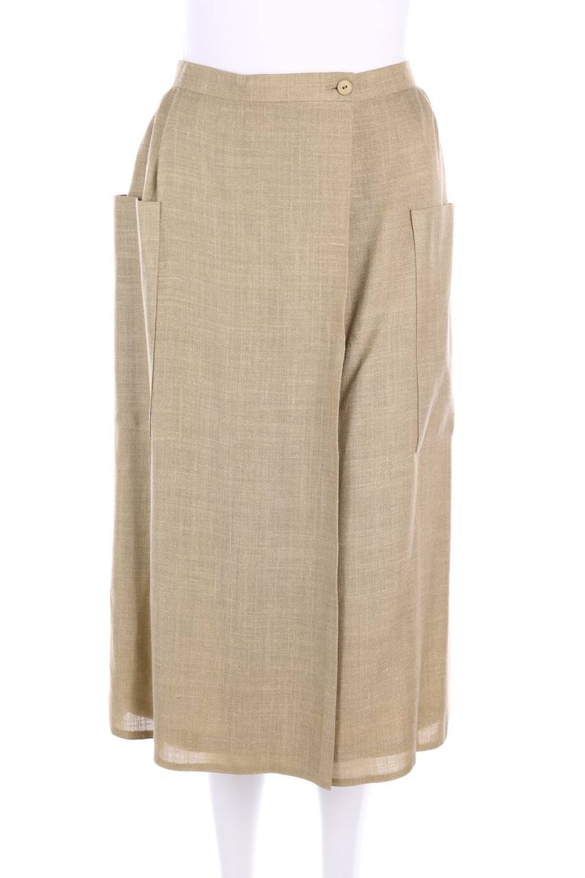 Carou VINTAGE Wickel-Midirock mit aufgesetzten Taschen