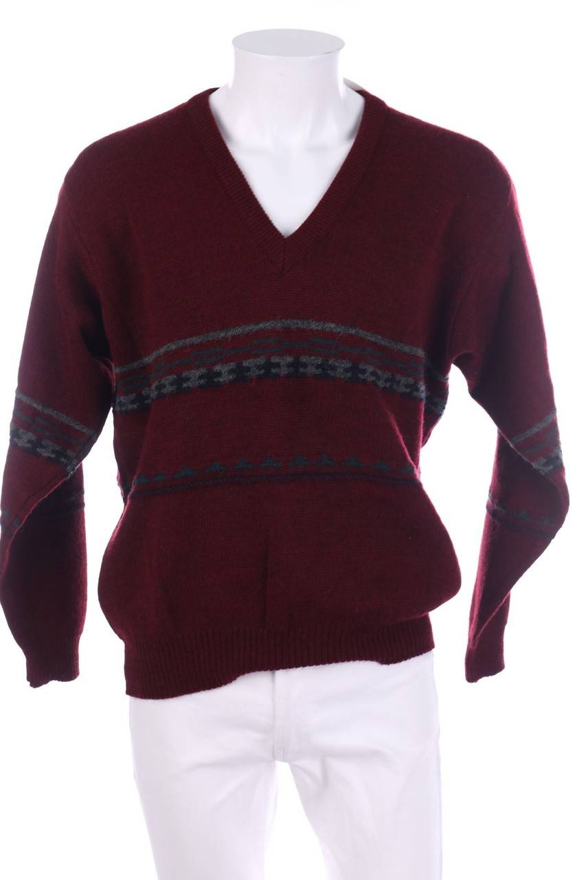 Carou WESTBURY by C&A Streifen-V-Neck-Pullover mit Wolle