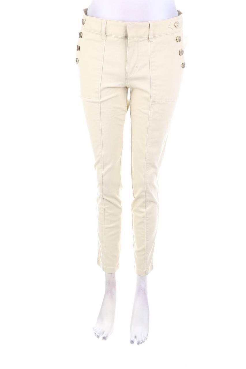 Carou White House Black Market Skinny-Jeans mit Logo-Knöpfen