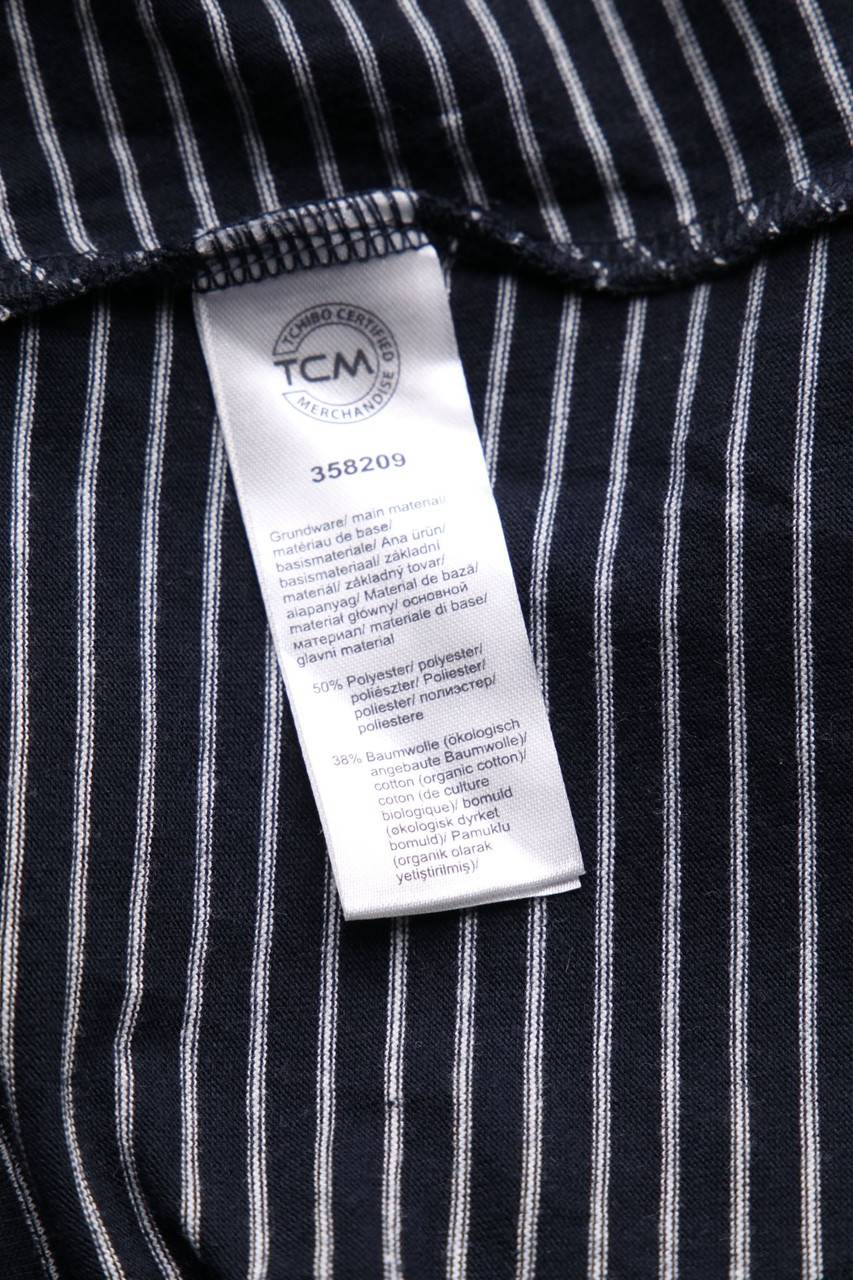 Carou WOMEN Essentials By Tchibo Streifen-Kurzarm-Shirt Mit Spitzen-Einsatz