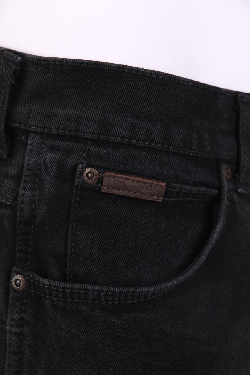 Carou WRANGLER Used Look Straight Cut Jeans Mit Stretch