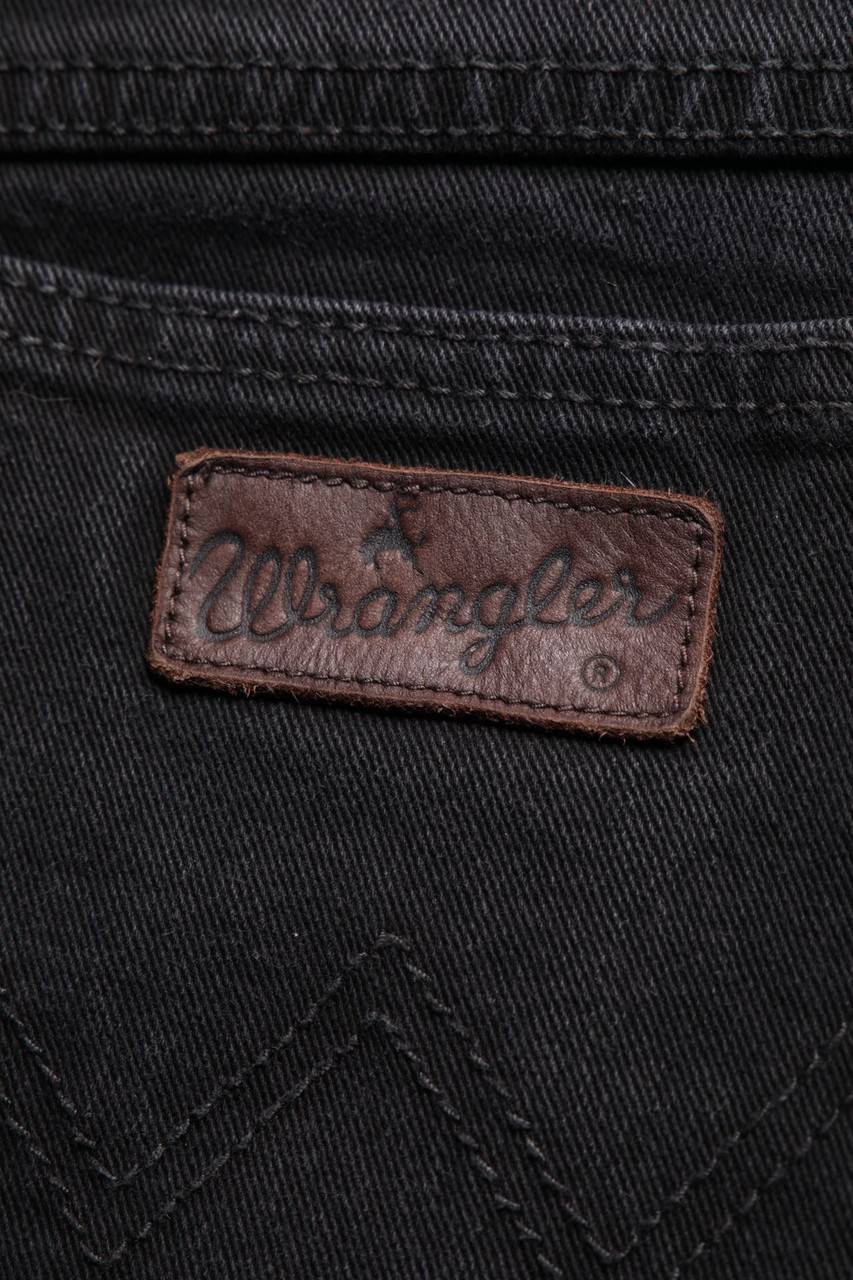 Carou WRANGLER Used Look Straight Cut Jeans Mit Stretch