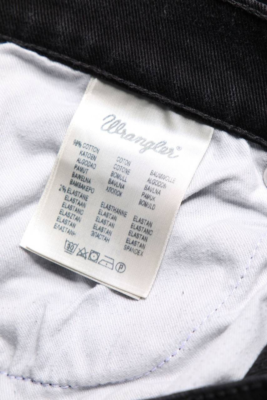 Carou WRANGLER Used Look Straight Cut Jeans Mit Stretch