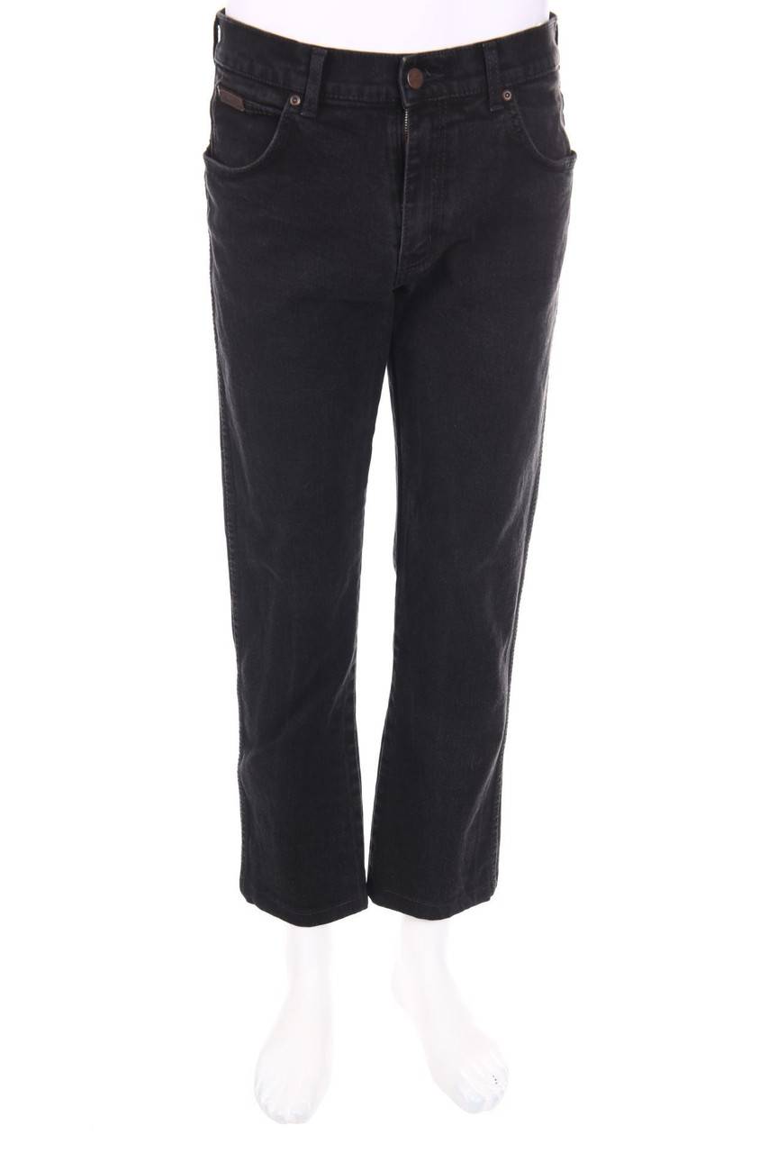 Carou WRANGLER Used Look Straight Cut Jeans mit Stretch