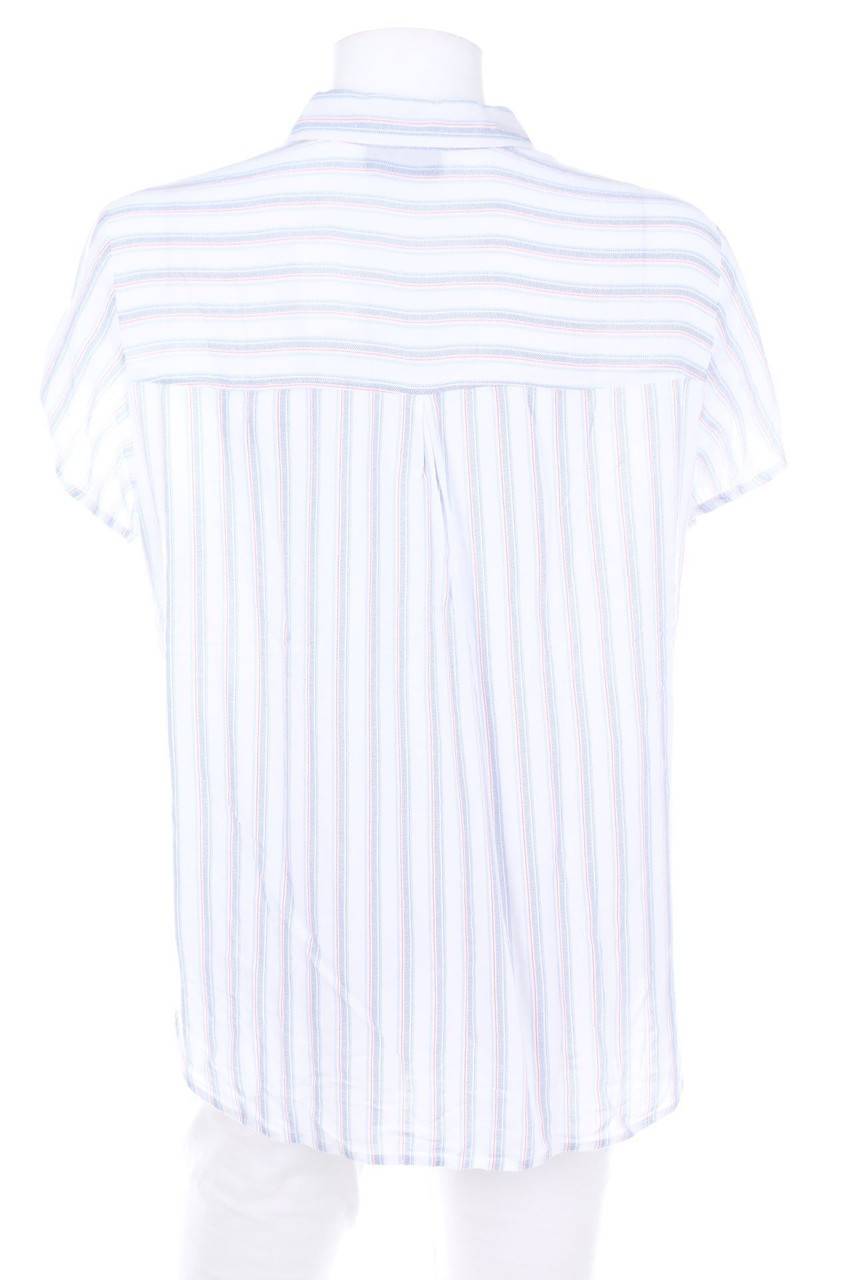 Carou Yessica By C&A Hemd-Bluse Mit Kurzem Ärmel Zum Knoten