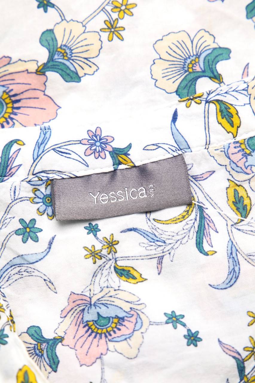 Carou Yessica By C&A Kurzarm-Bluse Mit Blumen-Print