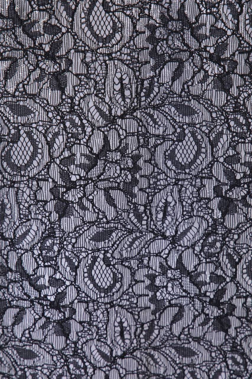 Carou Yessica By C&A Spitzen-Kurzarm-Bluse Mit Glitzer