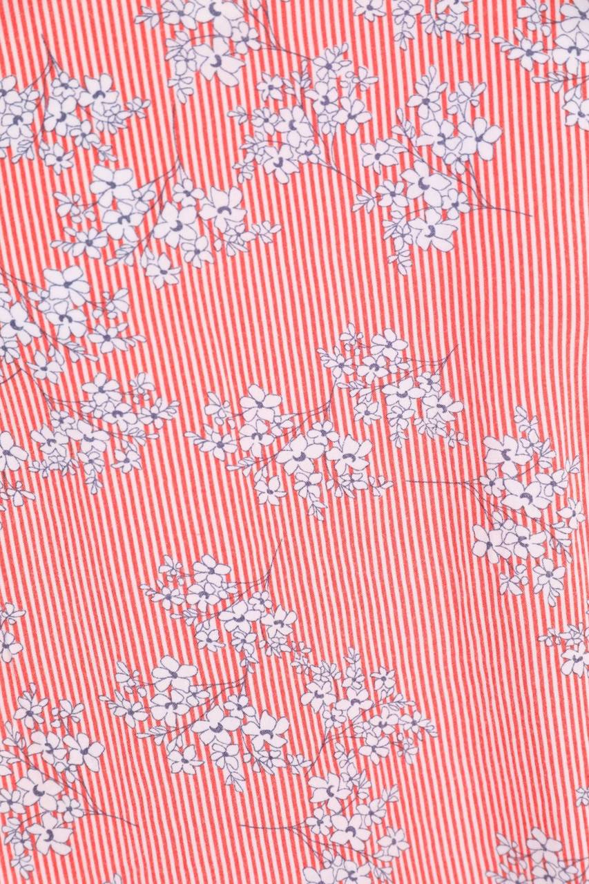 Carou Yessica By C&A Streifen-Bluse Mit Blumen-Print